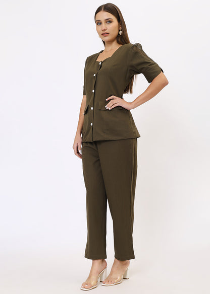 Olive Green Co-Ords