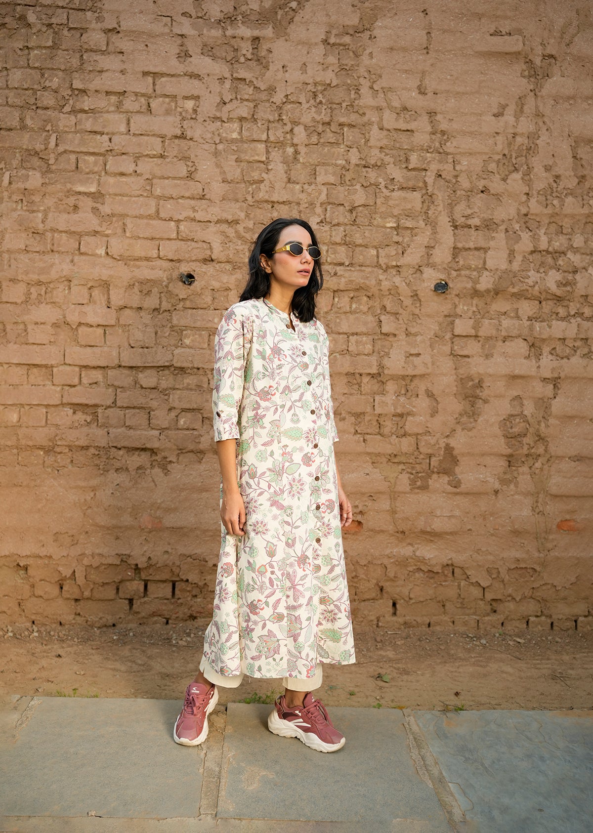Classic White Cotton Kurta & Pants