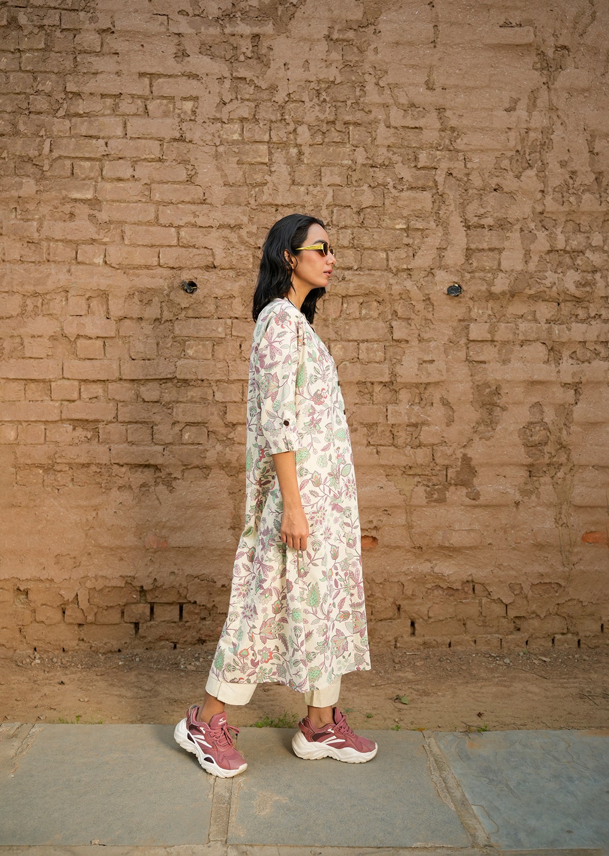 Classic White Cotton Kurta & Pants