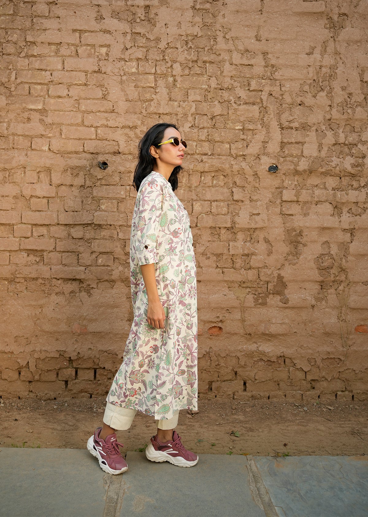 Classic White Cotton Kurta & Pants