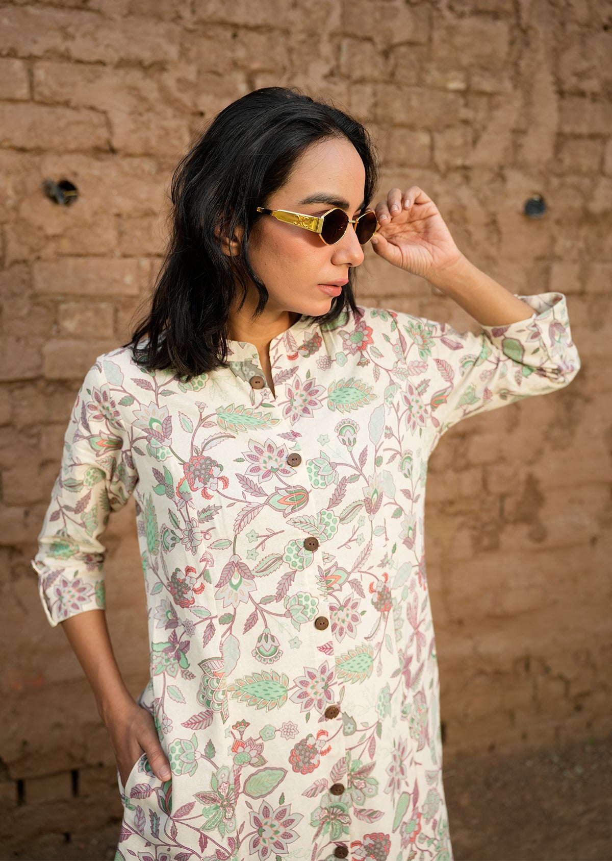 Classic White Cotton Kurta & Pants