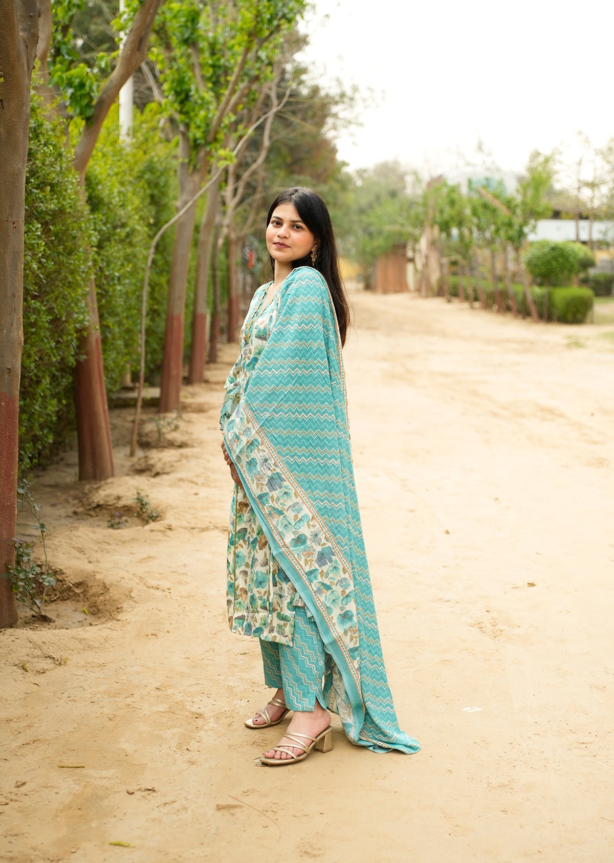 Classic Cotton Kurta Set with Dupatta