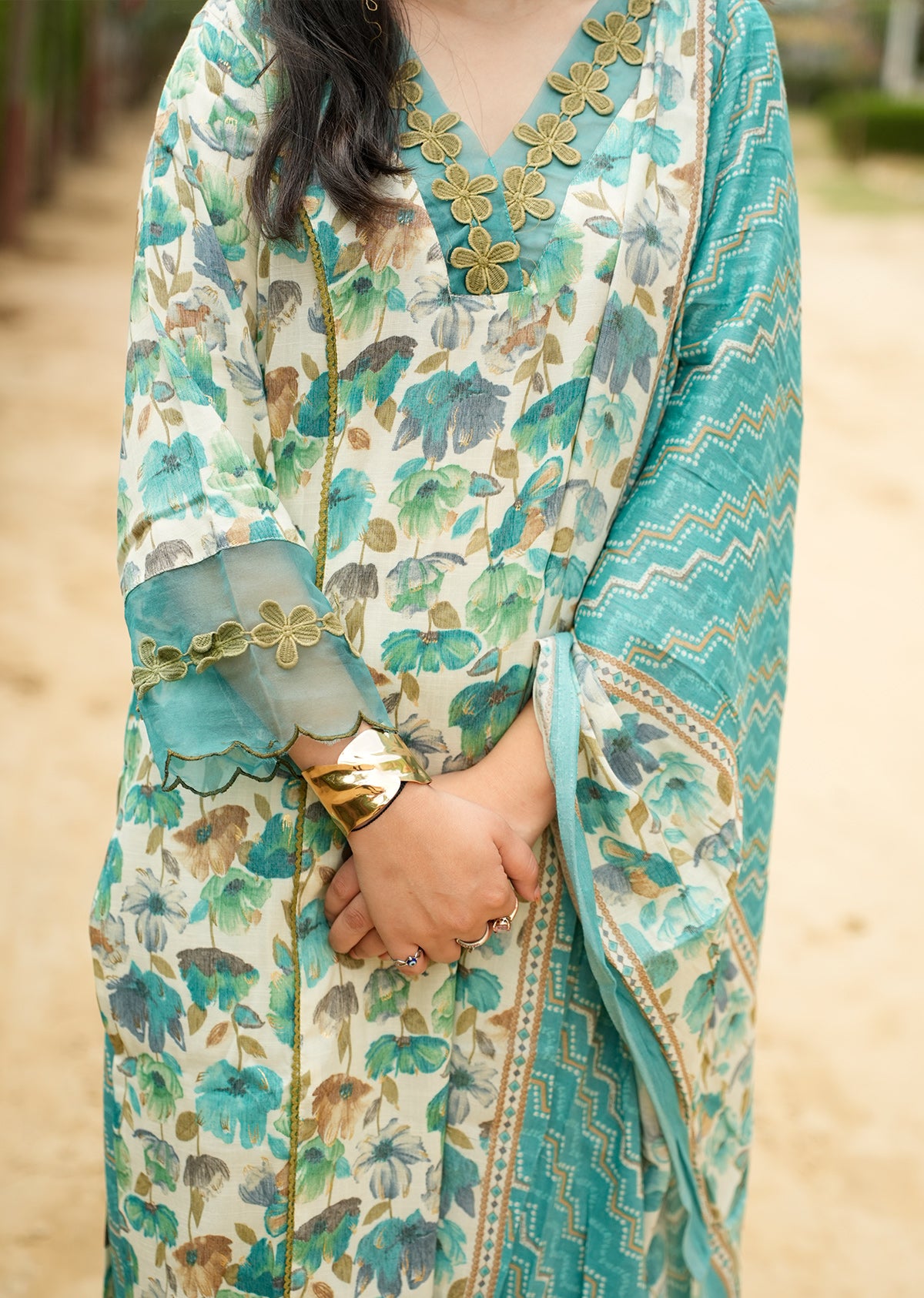 Classic Cotton Kurta Set with Dupatta