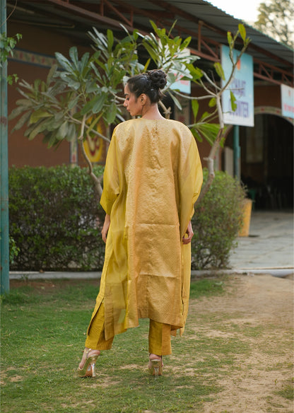 Golden Yellow Kaftan Set – 2.0 Edition